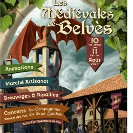 Maison Historique En Perigord Сasa de vacaciones Belvès